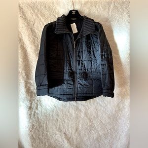 Costume National Black Lana Wool Jacket Size L